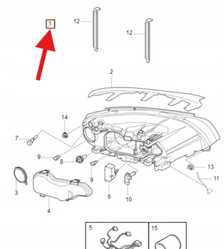 LAMPA REFLETOR LEWY PRZÓD VOLVO V70 XC70 2008- S80 OE 31214351