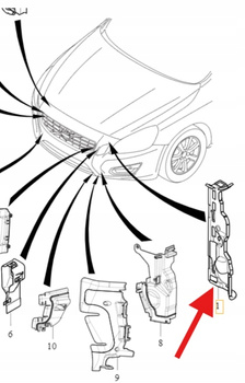 LEWA KIEROWNICA POWIETRZA VOLVO S60 V60 2011- OE 31353295