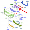 WZMOCNIENIE GRILLA KUGA ST-LINE 2020- 2024 2501879 _ LV4B-17E778-SVA5YZ9