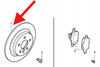 TARCZE HAMULCOWE TYŁ 302MM VOLVO S60 V60 2011- S80 XC70 2008- OE 31471746