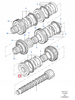 SYNCHRONIZATOR FORD MONDEO MK3 1227286 _ 3S7R-7B280-AB