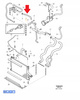 PRZEWÓD ZBIORNIKA WYRÓWNAWCZEGO 2.4D VOLVO S60 V70 XC70 2006- OE 30680746