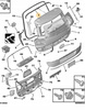 Uszczelka klapy Citroen C4 PICASSO OE PSA 9800022280