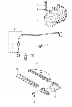 ŚWIECA ZAPŁONOWA FORD GALAXY Mk1 1994-2000 _ 1032705 _95VW-12405-DA 