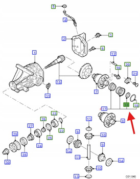USZCZELNIENIE OLEJ FORD RÓŻNE MODELE 6107894 _ 83BG-3K169-B1B