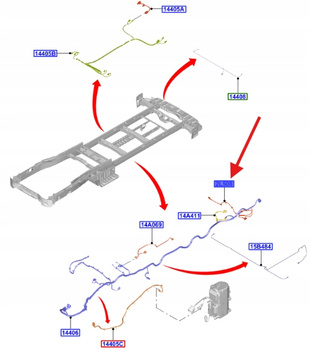 INSTALACJA CZUJNIKA ABS FORD TRANSIT 2014-2018 1929587 _ BK3T-2L508-PD
