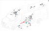 STYK STYCZNIK DRZWI PRZESUWNYCH MERCEDES SPRINTER W907 W910 OE A9078213100