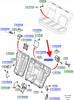 ZACZEP SIEDZENIA LEWY TYŁ FIESTA 2001- 2005 OE 1232146 _ 2S61-A61383-BET1DI