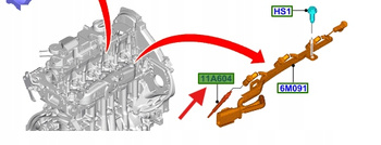 ŚWIECE ŻAROWA 1.5, 1.6 SOHC 2.0L TDCI FOCUS EDGE 1824690 _ AV6Q-6M090-BB