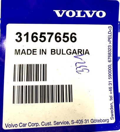 PRZEWÓD WODNY UKŁAD CHŁODZENIA D4204 VOLVO V60 S90 V90 XC60 XC90 31657656