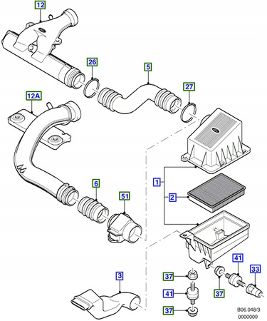 ODMA 1.4 EFI FORD ESCORT 1994- 1047502 _ 94AB-6A785-AE