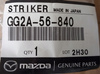Zaczep zamka pokrywa bagażnika - Mazda 3 BP sedan_GG2A56840