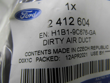 RURA DOLOT (KOLANKO) POWIETRZA FORD FIESTA Mk8 1.1__2412604_H1B1-9C676-GA