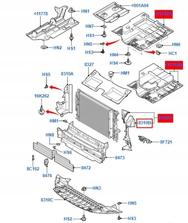 KIEROWNICA POWIETRZA FORD S-MAX Mk1 GALAXY Mk3 06-_1553710_6M21-8311-AG