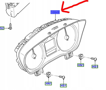 LICZNIK ZEGARY FORD FOCUS Mk2 2004-2007 _1367873_4U7T-10849-EM