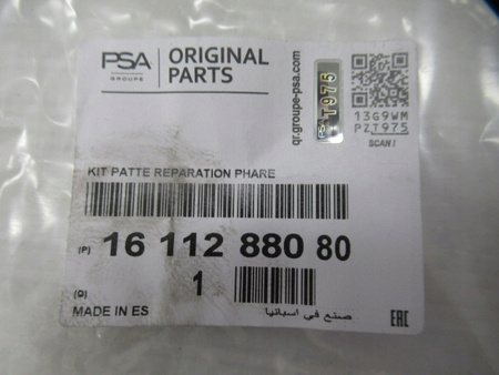 Zestaw naprawczy reflektora Citroen C4 Cactus OE 1611288080