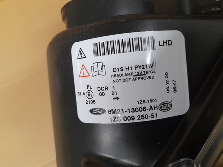 REFLEKTOR LEWY KSENONOWY FORD S-MAX GALAXY 2006- 1801378 _ 6M21-13006-AH