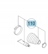 OSŁONA PRZEGUBU WEWNĘTRZNA PRAWA MERCEDES CITAN W415 OE A4153370300