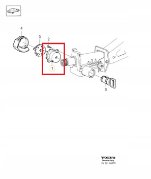 Volvo OE 9447804 kostka stacyjki immobilajzer
