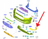KRATKA HALOGENU PRAWA ST-LINE FORD KUGA 2024- 2722437 _ PV4B-19952-SB
