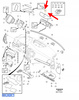 OSŁONA GŁOŚNIKA DESKI ROZDZIELCZEJ VOLVO XC90 S90 V90 OEM/OE 39829159