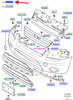 ZDERZAK PRZÓD FORD TRASNIT CONNECT MK1 MK2 5076101 _ P9T16-17C831-BEXWAA