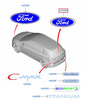 EMBLEMAT FORD FOCUS Mk2 08-11/C-MAX Mk2/B-MAX_1532603_8U5A-19H250-CA