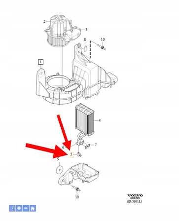 ZAWÓR ROZPRĘŻNY KLIMATYZACJI VOLVO XC90 2016- OEM/OE 31449330