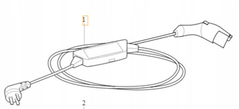 PRZEWÓD ŁADOWANIA MODE 2 VOLVO S60 V60 19- XC90 XC60 EX40 C40 OE 32257799