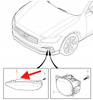 HALOGEN LED LEWY PRZÓD VOLVO S90 V90 2017- XC60 XC90 2018- OE 32337364