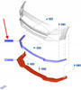 SPOJLER ZDERZAKA PRZEDNIEGO FORD MUSTANG 2017- 2461376 _ JR3B-17F775-CB5YZ9