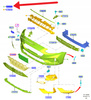 ZDERZAK PRZÓD FORD FOCUS 2018- 2022 OE 2240389 _ JX7B-17H772-MAPRAA