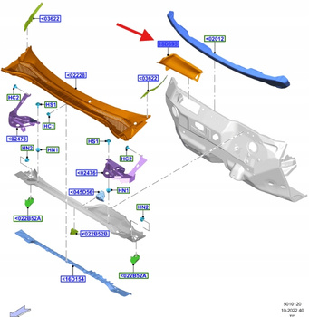 ODPŁYW WODY W PODSZYBIU 2383140 _ LJ6B-18D395-AC