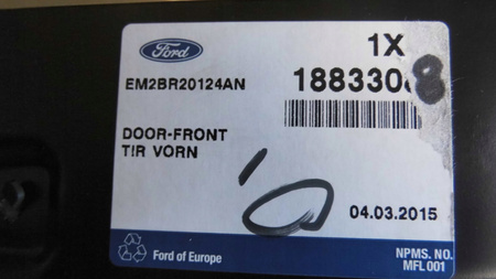 DRZWI PRZEDNIE PRAWE FORD S-MAX Mk2 2015- OE 2690013 _  JM2B-R20124-AAH