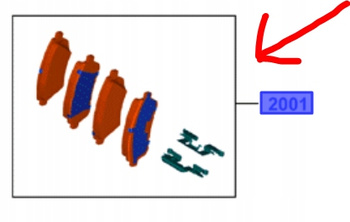 KLOCKI HAMULCOWE PRZÓD FORD FIESTA Mk7 2008-2017 1855307 _ 8V51-2K021-CA