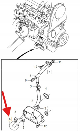 PRZEWÓD CHŁODNICZKI OLEJU D5244T VOLVO S80 S60 V70 2001- XC90 OE 31657995