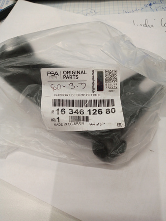 Oryginalne wsporniki lamp Ledów C3 Aircross OE 1634612680