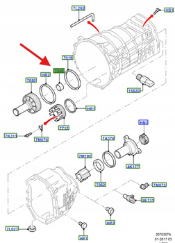 USZCZELNIENIE WAŁEK WEJŚCIOWY FORD RÓŻNE MODELE 6152663 _ 878T-7048-AA