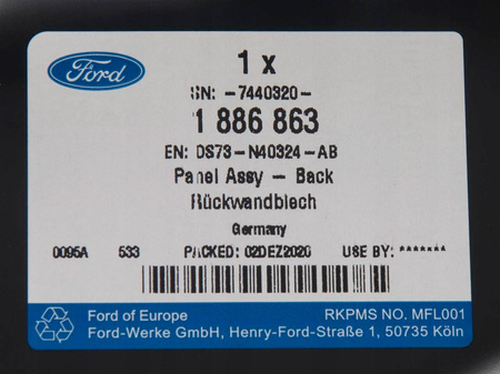 PAS TYLNY ZEWNĘTRZNY FORD MONDEO MK5 2014- KOMBI OE