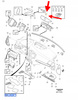OSŁONA GŁOŚNIKA DESKI ROZDZIELCZEJ VOLVO XC90 2016- OEM/OE 39829160