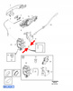ZAMEK DRZWI LEWY TYŁ VOLVO XC90 2016- XC40 EX40 EC40 V60 OEM/OE 31462001