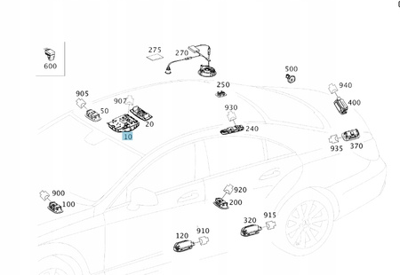 MODUŁ STERUJĄCY MERCEDES A0009000307