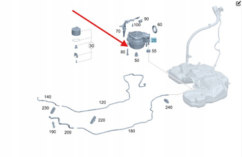 FILTR PALIWA DIESEL OM654 OM656 MERCEDES OE A6540900652