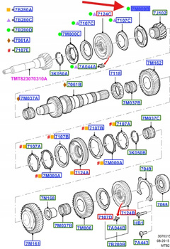 SYNCHRONIZATOR FORD TRANSIT 1424265 _ 4C1R-7M000-CC