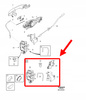 ZAMEK DRZWI PRAWYCH TYŁ VOLVO XC90 2016- OEM/OE 32310879