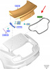 USZCZELKA BAGAŻNIKA FORD MUSTANG 15- 23- COUPE 5360656 _ FR3B-63438A00-AC