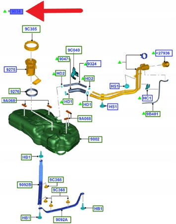 ZAMEK DRZWI PRAWYCH PRZÓD FORD FOCUS CMAX 2005- 4892361 _ 3M5A-R21812-GH