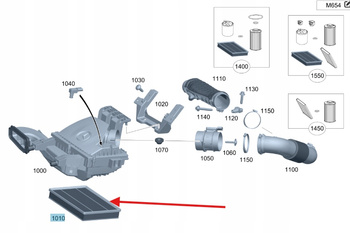 FILTR POWIETRZA MERCEDES SPINTER W907 W910 OE A9075283500