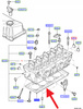 USZCZELKA GŁOWICY CYLINDRÓW 1.3 FORD KA FIESTA 02- 1212231 _ 1N2G-6051-A2D