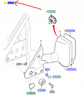 LUSTERKO PRAWE ELEKTRYCZNE FORD TRANSIT Mk5 Mk6 _ 1821779 _ 6C11-17682-HKYGAX